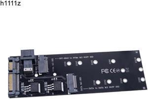 SATA NVME M2 Adapter SSD M2 Adapter NVME PCIE SSD to SFF-8643 Adapter M.2 NGFF SATA SSD to SATA Add On Cards Riser for 22110 M.2