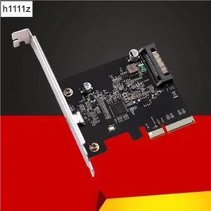USB 3.2 Type C PCI Express Type C Expansion Card PCIE Type C Adapter PCI E 4X Express to USB 3.2 Gen 2x2 20Gb Gen3 PCIE3.0 Riser