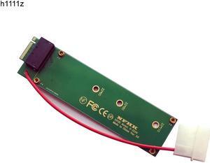 NVMe M.2 to EDSFF E1.S SSD Converter Adapter Riser M2 Key NVME NGFF to EDSFF 1U Short SSD Adapter Convert Card 4Pin Power Supply
