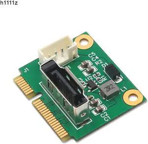 Add On Cards MSATA to SATA 2.5inch Adapter 5V Power Supply with Cable mSATA to SATA 2.5" Riser w/ Mini Card Half to Full Bracket