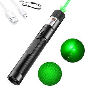 High Powerful Green Laser Pointer-303 10000m USB Charging Built-in Battery Laser Torch Red Dot Single Starry Burning Match