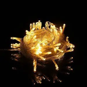 LED light string Christmas light outdoor starry colored light string holiday decorative light flashing light 100Count 32.8FT