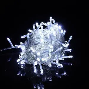LED light string Christmas light outdoor starry colored light string holiday decorative light flashing light 100Count 32.8FT