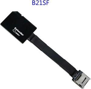 ADT for TF to MicroSD SD Card Extension Cable Extender Supports SDHC SDXC UHS-I Full-speed Stable No FPC Card Reading Test Line(B21SF)(10cm)