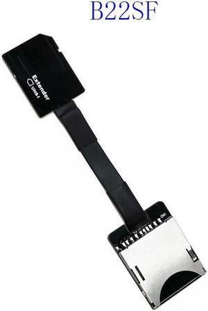 ADT for TF to MicroSD SD Card Extension Cable Extender Supports SDHC SDXC UHS-I Full-speed Stable No FPC Card Reading Test Line(B22SF)(10cm)