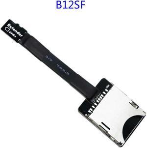 ADT for TF to MicroSD SD Card Extension Cable Extender Supports SDHC SDXC UHS-I Full-speed Stable No FPC Card Reading Test Line(B12SF)(15cm)
