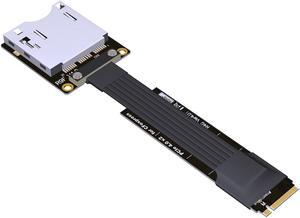 ADT Full Speed M.2 NVMe 2280 SSD to CFexpress Type-B PCIe 4.0 x2 Extension Cable for Xbox Memory Card Adapter for SSD CN SN530(R49GF 4.0)(25cm)