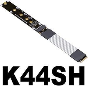 M.2 N-VMe Ultra SSD Extension Cable Solid State Drive Riser Card Extension Support M2 to PCI Express 5.0 X4 PCI-E(K44SH)(15CM)