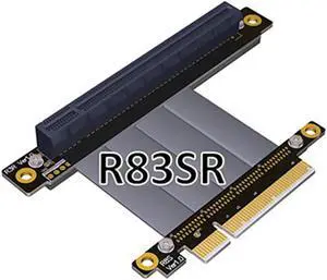 ADT PCI-E x8 Extension Cable Adapter x16 PCIe Riser 64G/bps 1U2U 8x to 16x GTX1080 Graphics Video Cards Extension (R83SR)(15cm)