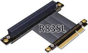ADT PCI-E x8 Extension Cable Adapter x16 PCIe Riser 64G/bps 1U2U 8x to 16x GTX1080 Graphics Video Cards Extension (R83SL)(15cm)