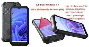 Sincoole 6inch Intel N100 windows 11 pro Rugged handheld terminal PDA 8GB ram 256GB ROM memory with 2D barcode scanner 4G Lte