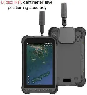 Sincoole Rugged Tablet 8 Inch Android 13 Tablet PC, IP67 Water Resistant, High-Precision GPS, 4GB+64GB, 4G LTE/WiFi/BT/NFC, Rugged Android Tablet for Outdoor and Industrial Use