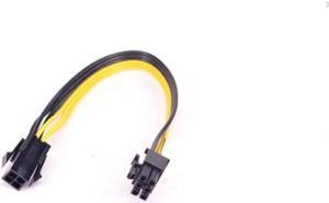 PCIe 6Pin Male to CPU 4Pin Female Power Conversion Cable ATX 12V 4 Pin to PCI express 6 Pin Power Supply Cable 18AWG