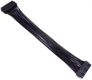 24 Pin Motherboard Power Supply Cable (12Inch 18AWG) ATX Power Supply Extension Wire 24 Pin Male to 24 Pin Female