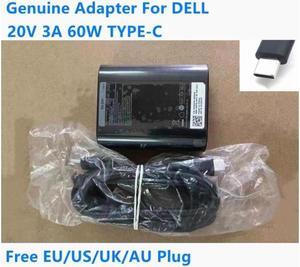 20V 3A 60W Type-C USB LA60NM200 DA60NM200 AC Adapter For DELL 5V 3A 9V 3A 15V 3A 20V 3A Laptop Charger Power Supply