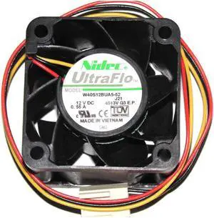 Nidec 40*28mm W40S12BUA5-52 12V 0.55A 3 wires 3 pins case fan