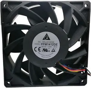 Delta pfm1412de 14038 14cm 5.04a 12V 4-wire violent large air volume cooling fan Delta pfm1412de 14038 14cm 5.04a 12V 4-wire violent large air volume cooling fan