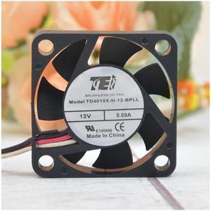 Original TEI TD4010X-H-12-BPLL 4cm 4010 12V 0.09A VCR silent fan