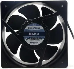 New original Kaku KA2072HA2 AC220V 20.8CM 208*72mm all-metal high temperature axial waterproof Magnesium alloy frame and leaf
