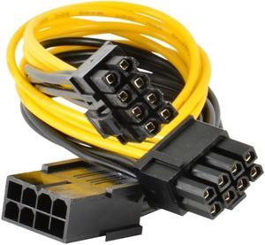 5-pack PCI-E 8-pin to 2x 6+2-pin Power Splitter Cable PCIE PCI Express 5X