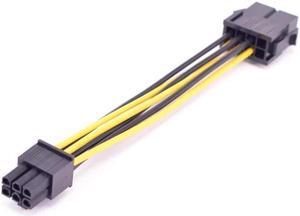 PCI-e 6Pin Male to CPU 8Pin 4+4Pin Female Power Supply Cable ATX 12V 8P to GPU 6P Power Conversion Cable 18AWG