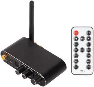 Bluetooth Digital to Analog Converter 2 Devices Connect Bluetooth DAC Converter Supports Volume Control Music Switching