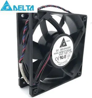 Miner Fan for Electronics AFB1212GHE 120mm DC 12V 3.24A 3-Pin High Speed Cooling Fans,5200RPM 220CFM