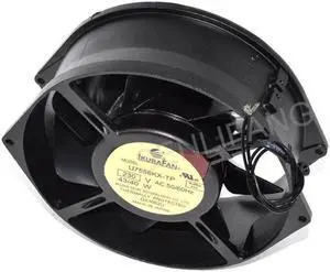 Ventilador de refrigeración de dos cables, bien probado, U7556KX-TP, 230V, CA, 50/60Hz, 43/40W