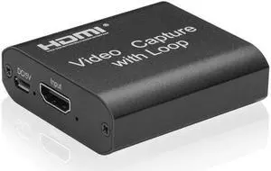 Video Capture Card USB3.0 HDMI 4K60Hz Video Capture HDMI to USB Video Capture Card Dongle Game for PS4 Game DVD Camera