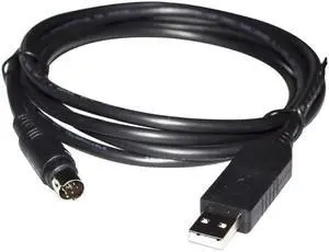 FT232RL CHIP USB RS232 TO MD8 MINI DIN 8P PROGRAM CABLE FOR RADIO STATION PG-5G PG-5H TM-D710 TM-V71 RC-D710 (FT232RL Chip) Cable length:(3M)