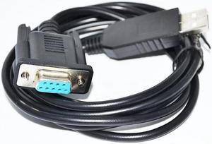 PROLIFIC PL2303GT USB RS232 TO DB9 FEMALE ADAPTER SERIAL CONVERTER NULL MODEM CABLE 2TXD 3RXD Cable length:(1.8m)