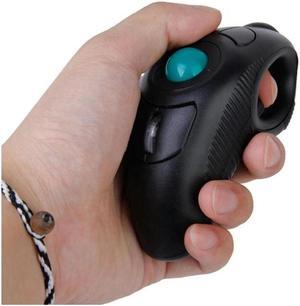 10M black Wireless 2.4G Air Mouse Handheld Trackball Mouse MiniB Optical Trackball Mice for laptop
