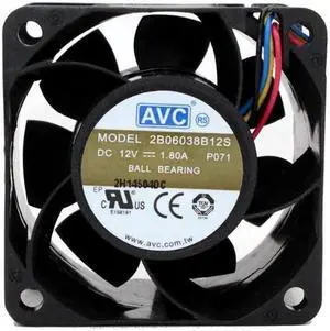 Original server fan 2B06038B12S 23.10535.001 fan with blue basket holder , AVC 6cm 6038 DC12V 1.8A a large air cooler 4wires PWM cooling fan Original server fan 2B06038B12S 23.10535.001 fan with blue basket holder , AVC 6cm 6038 DC12V 1.8A a large air cooler 4wires PWM cooling fan