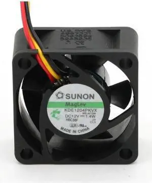 SUNON KDE1204PKVX 4020 40mm Maglev Cooler Cooling Fan 12V 1.4W case cooler computer fan 3-pin 3-wire