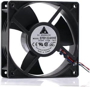 EFB1224HHE 120mm DC 24V Server Cooling Fan Delta 12038 12cm High Speed Air Volume Inverter Cooling Fan
