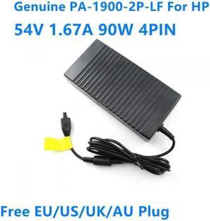Aomoproing  PA-1900-2P-LF 54V 1.67A 90W 4PIN AC Adapter For HP 5066-2164 HPE 2530 8G POE SWITCH J9774A J9982A 2930F 8G 2SFP Charger