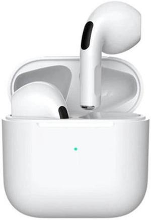 Aomoproing  TWS-pro4 Wireless Bluetooth 5.0 Earphones,Binaural call HD Stereo with 300mAh Charging Case - White