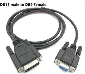 Aomoproing  FOR DB9 9PIN TO DB15 15PIN db9 Female to db15 male cable Professional custom-made DB9 electronic weighing line serial port cable