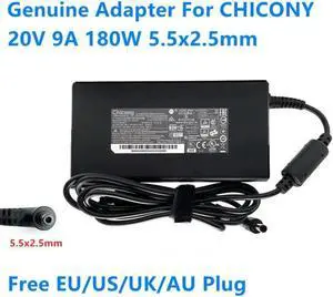 Aomoproing   Chicony 20V 9A 180W A17-180P4B A180A051P A180A068P AC Adapter For COLORFUL Laptop Power Supply Charger