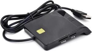 USB SIM Smart Card Reader for Bank Card IC/ID CAC SD TF DNIE ATM Cards USB 2.0 Card Reader for Windows 7 8 10 Linux OS