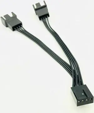 4Pin Fan PWM Cable 1 to 2 Motherboard 4-Pin Female to PWM Fan 4-Pin Male Multi-fan Temperature Control Extension Cable Fan Cable