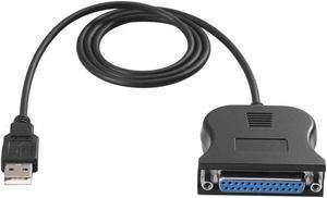 USB 2.0 To 25 Pin DB25 Parallel Port Cable IEEE 1284 1Mbps 25pin Parallel Printer adapter Cord Hot Sale