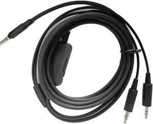 OFC Headphone Cable Headset Extension Cord Compatible with Beyerdynamic MMX300 Headphone Cable with Volume Control