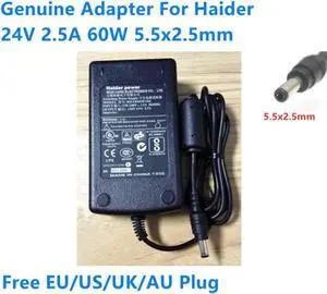 24V 2.5A 60W 5.5x2.5mm HDAD60W104 AC Adapter For Haider Power Supply Charger 24V 2.5A 60W 5.5x2.5mm HDAD60W104 AC Adapter For Haider Power Supply Charger