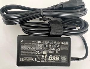 Original Replacement HP L67440-001- 65W 20V 3.25A USB-C AC Adapter for HP EliteBook x360, P/N: L65505-003, L67440-001, TPN-DA20.