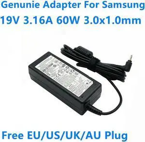 Genunie CPA09-004A 19V 3.16A 60W AD-6019P AD-6019A PA-1600-96 AC Adapter For NP530U4E NP730U3E Series Laptop Charger