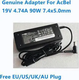 19V 4.74A 90W 7.4x5.0mm ADB002 AC Adapter For AcBel Laptop Power Supply Charger