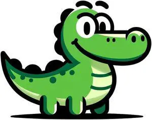 Cute Crocodiles Temporary Tattoos Unique Tattoo Hands Party Favors For Kids Fake Face Tattoos 6 Pcs3.7 x 3.7 inches
