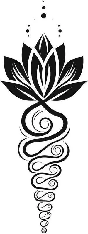 Lotus Temporary Tattoos Unique Tattoo Hands Party Favors For Kids Fake Face Tattoos 6 Pcs Style C3.7 x 3.7 inches