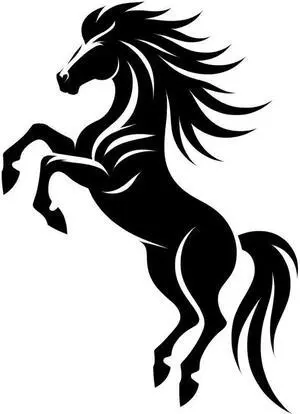 Horse Temporary Tattoos Unique Tattoo Hands Party Favors For Kids Fake Face Tattoos 6 Pcs3.7 x 3.7 inches